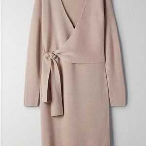 Babaton Fremont Merino Wrap Dress